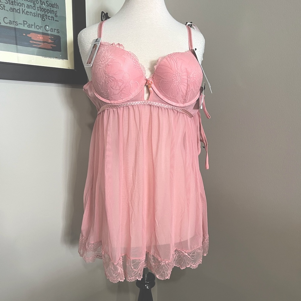 NWT Daisy Fuentes Babydoll set, Size XL